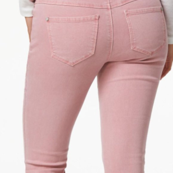 PLUS SIZE BLUSH SKINNY JEANS - Picture 3 of 9